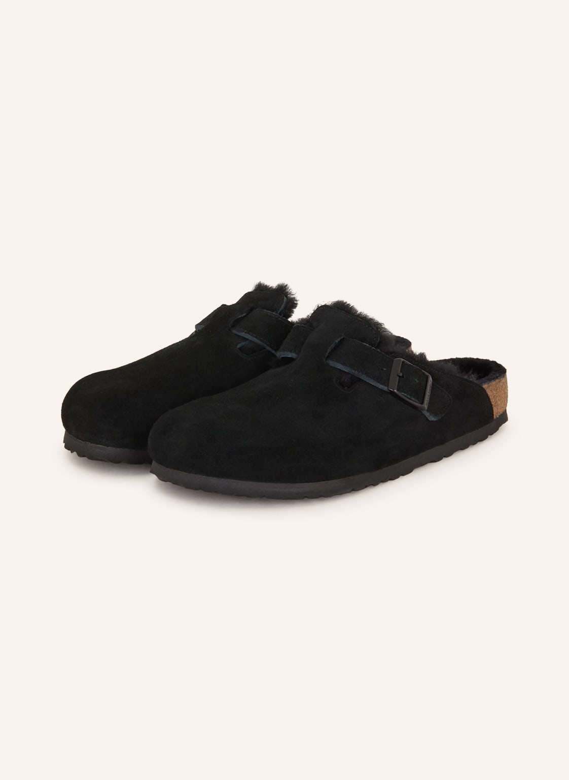 Birkenstock Pantoletten Boston Vl schwarz von Birkenstock