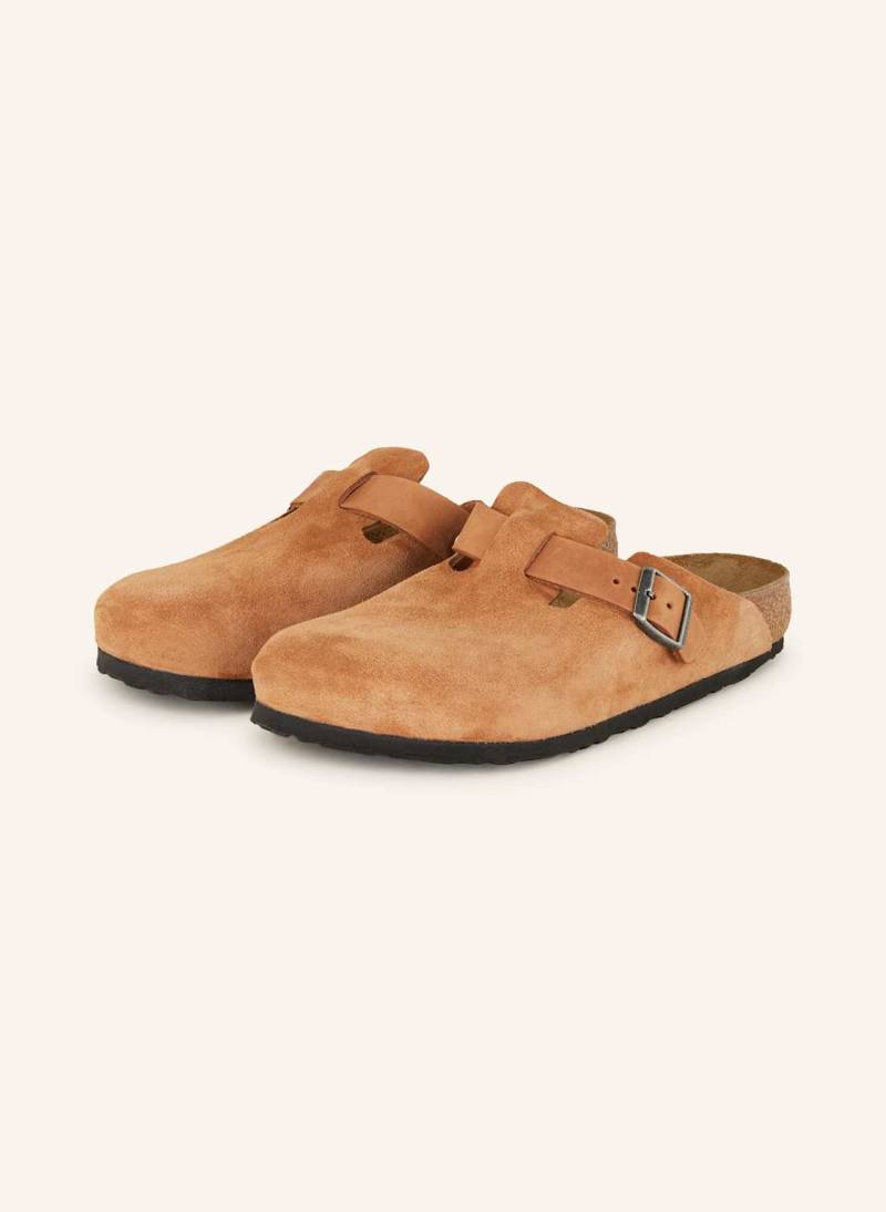 Birkenstock Pantoletten Boston braun von Birkenstock