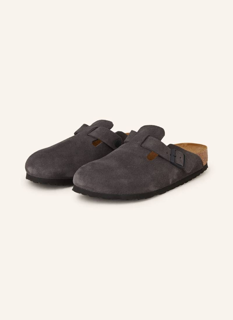 Birkenstock Pantoletten Boston grau von Birkenstock