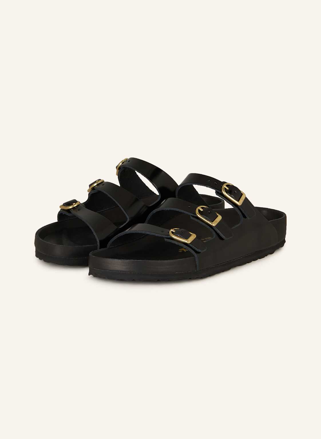 Birkenstock Pantoletten Florida Exq Lena Hs schwarz von Birkenstock