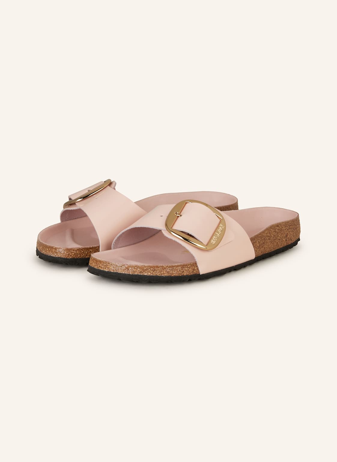 Birkenstock Pantoletten Madrid Big Buckle Lena rosa von Birkenstock