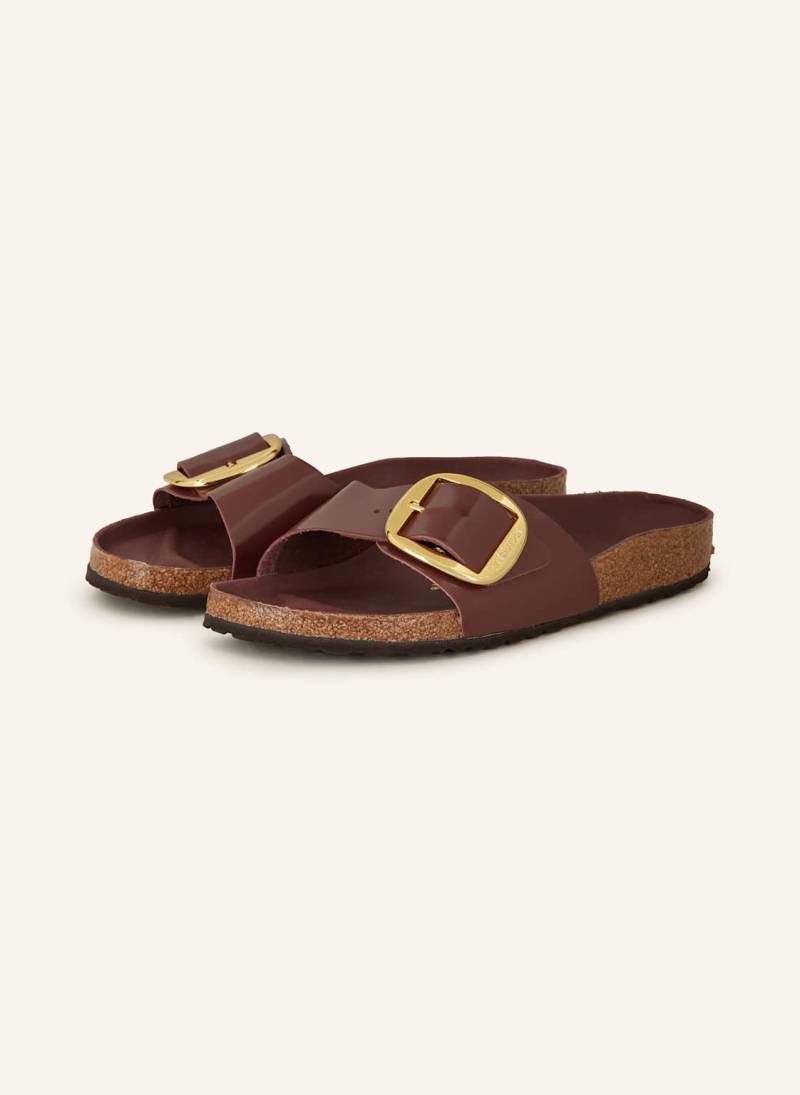 Birkenstock Pantoletten Madrid Big Buckle rot von Birkenstock