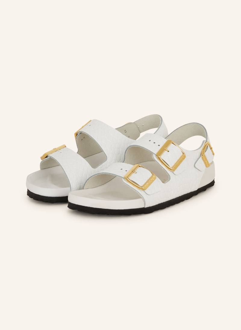 Birkenstock Pantoletten Milano Rivet weiss von Birkenstock