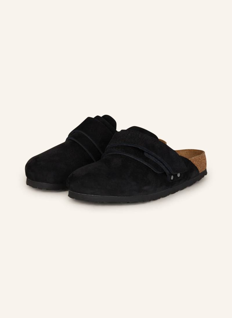 Birkenstock Pantoletten Nagoya Desert Buck schwarz von Birkenstock