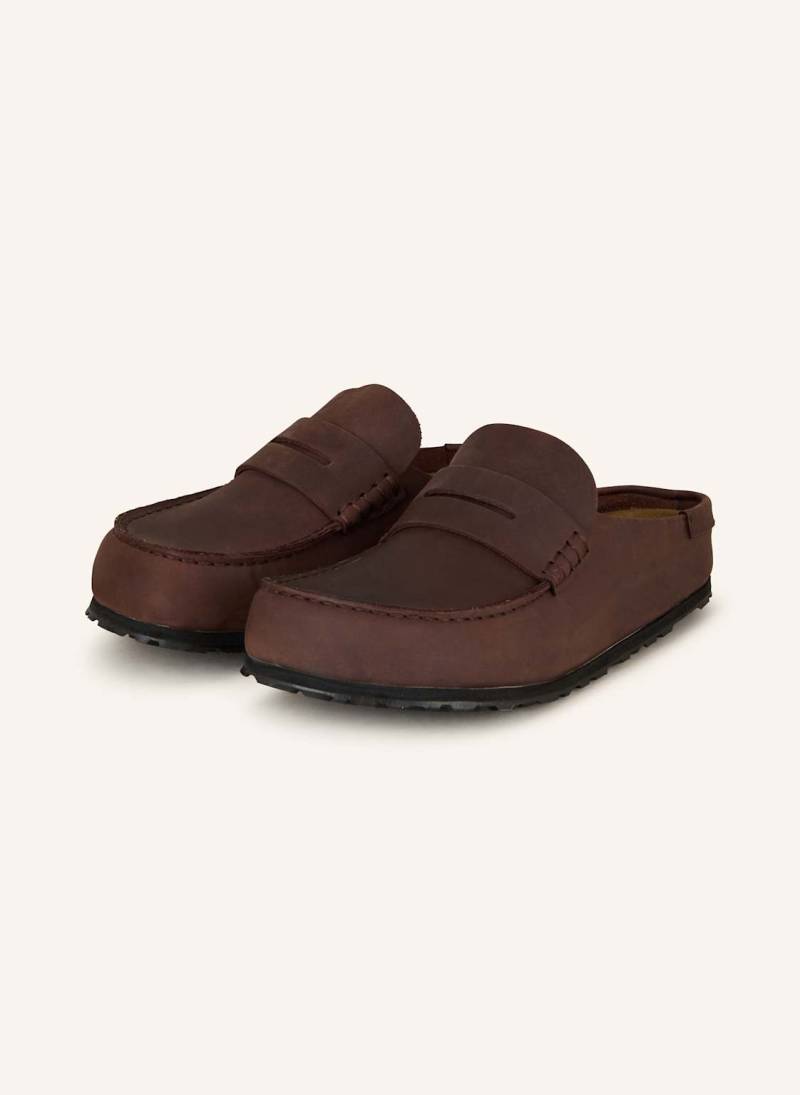 Birkenstock Pantoletten Naples braun von Birkenstock