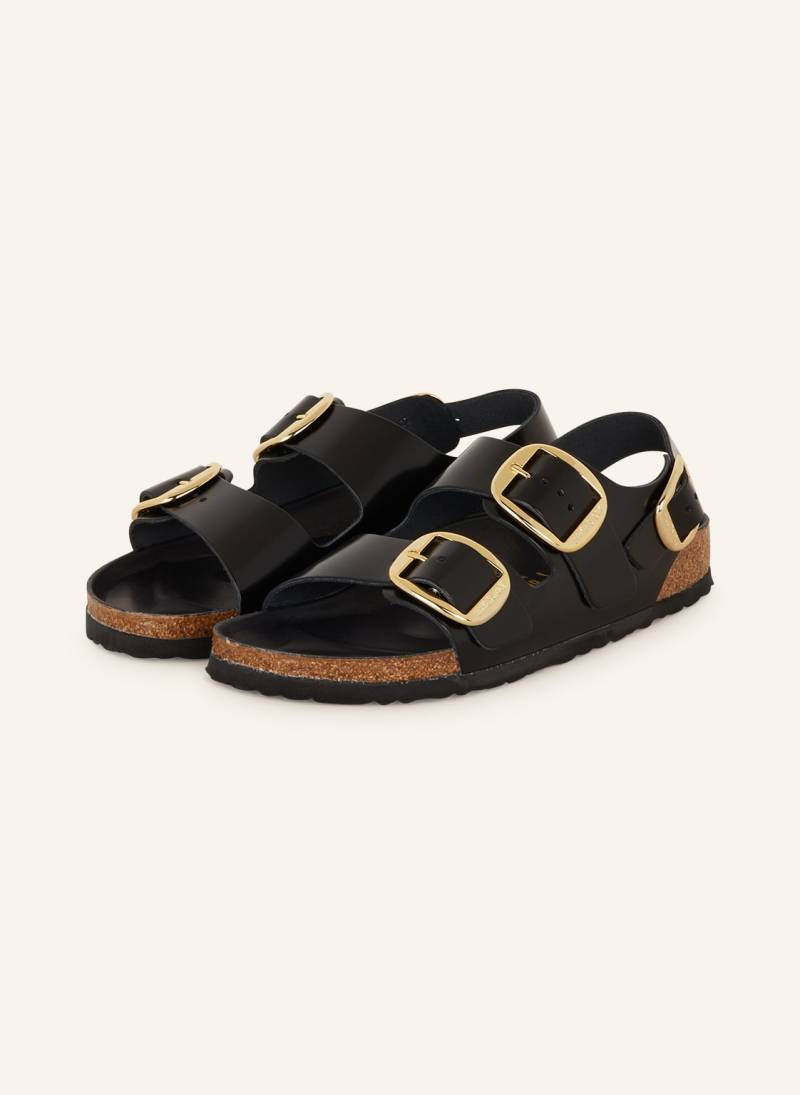 Birkenstock Sandalen Milano Big Buckle schwarz von Birkenstock