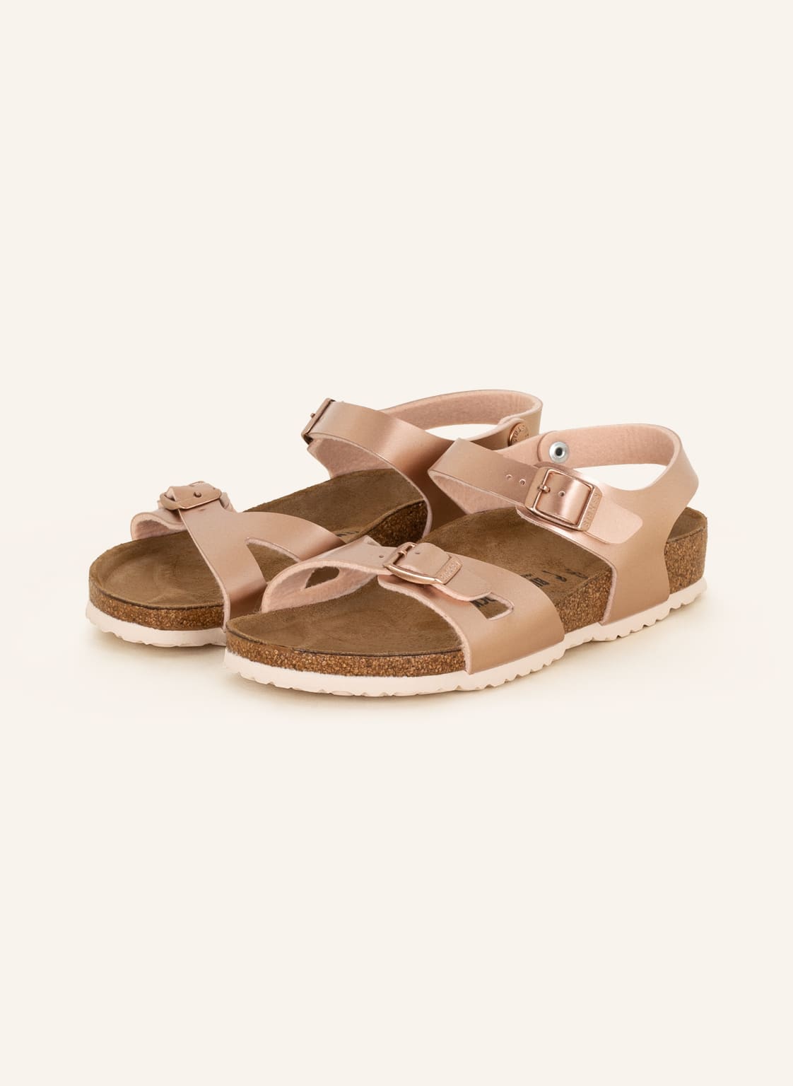 Birkenstock Sandalen Rio rosegold von Birkenstock