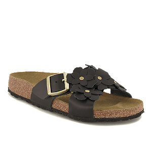 Birkenstock Siena Flowers Damen Pantolette Schwarz von Birkenstock