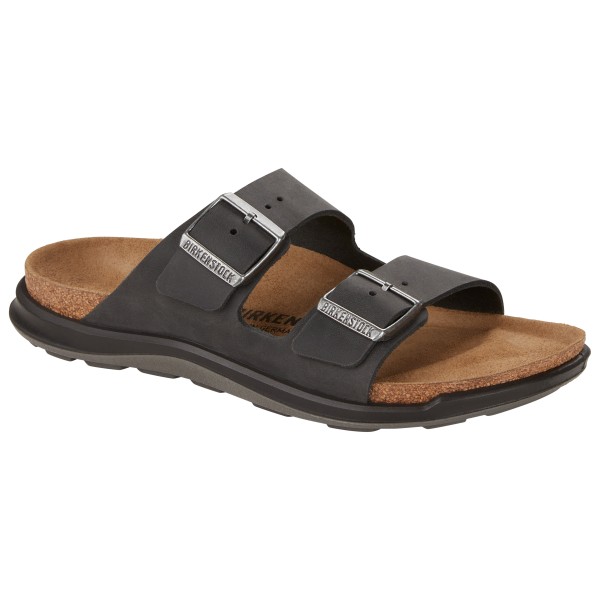 Birkenstock - Women's Arizona CT LEOI - Sandalen Gr 35 - Regular braun/grau von Birkenstock