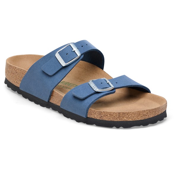 Birkenstock - Women's Sydney SYN Soft Vegan - Sandalen Gr 37 - Narrow;42 - Narrow;43 - Narrow beige;blau von Birkenstock