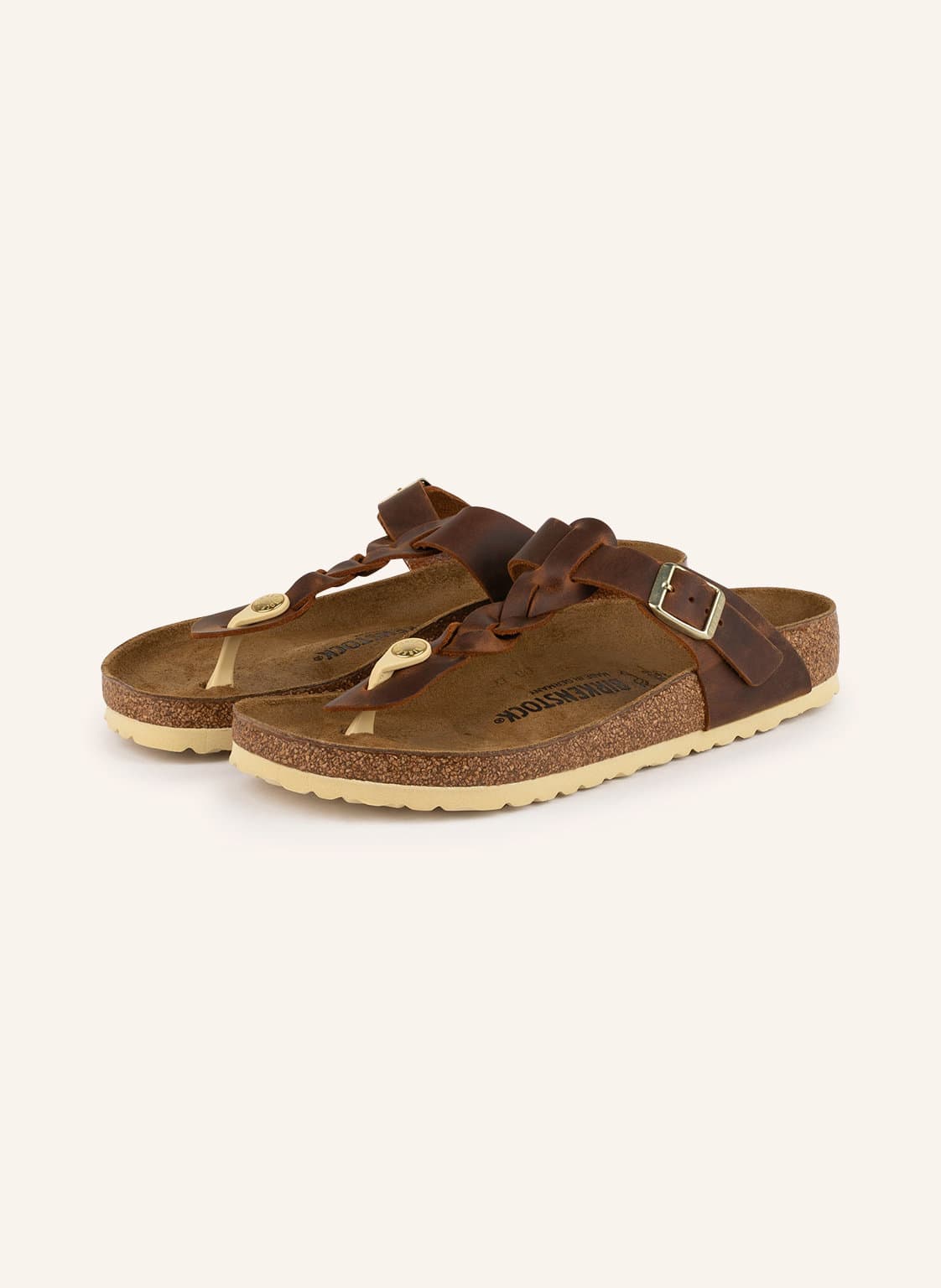 Birkenstock Zehentrenner Gizeh braun von Birkenstock