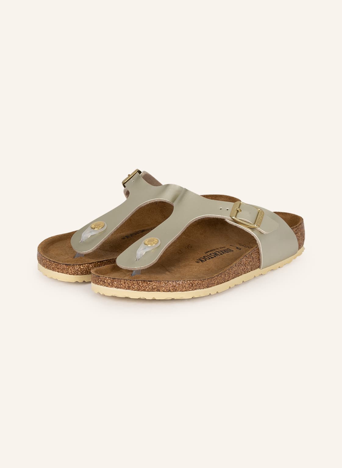 Birkenstock Zehentrenner Gizeh gold von Birkenstock