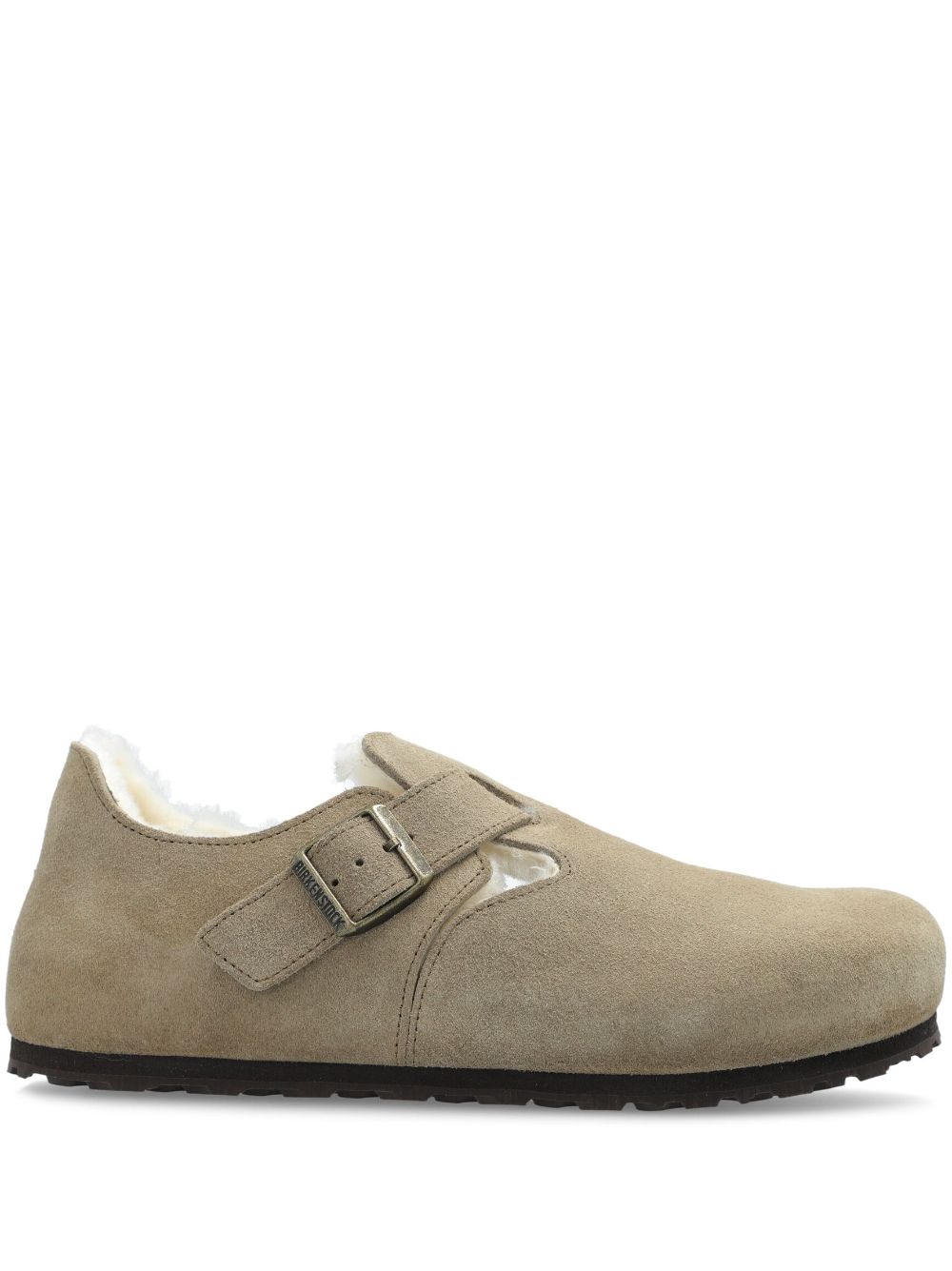 Birkenstock buckle-fastening suede trainers - Neutrals von Birkenstock