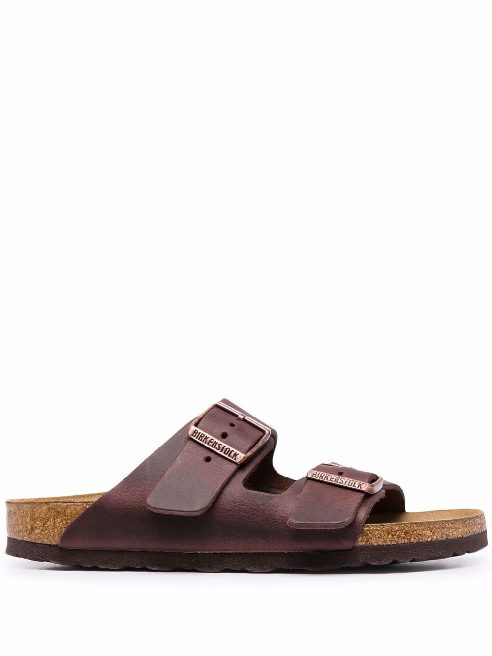 Birkenstock leather double-strap sandals - Brown von Birkenstock