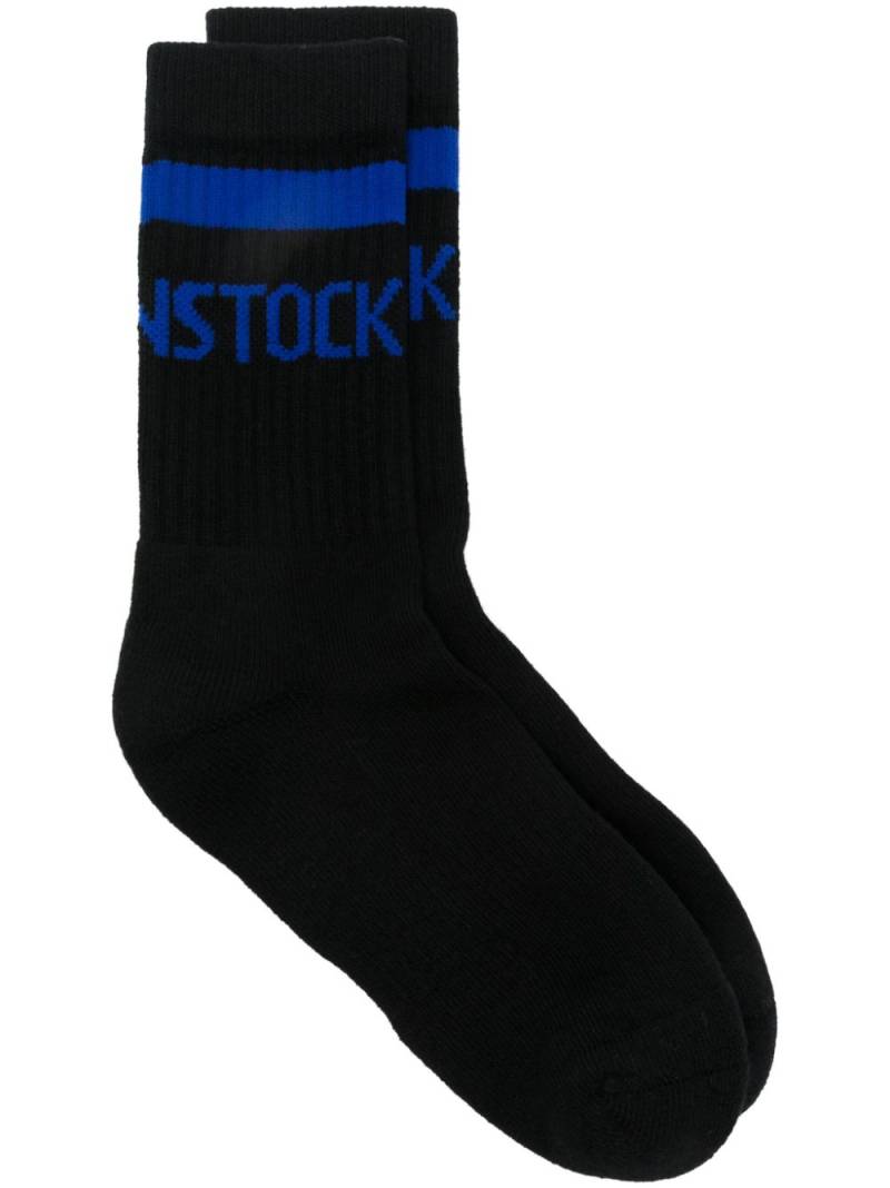 Birkenstock logo-jacquard socks - Black von Birkenstock