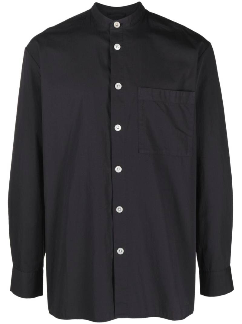 TEKLA x Birkenstock long-sleeve organic cotton shirt - Blue von TEKLA