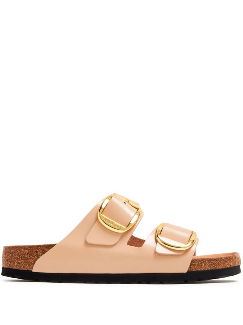 Birkenstock open-toe slip-on buckled leather sandals - Neutrals von Birkenstock