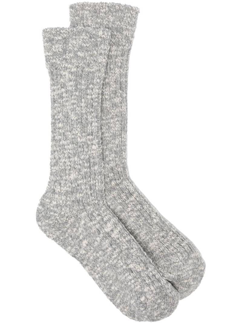 Birkenstock slub socks - Grey von Birkenstock