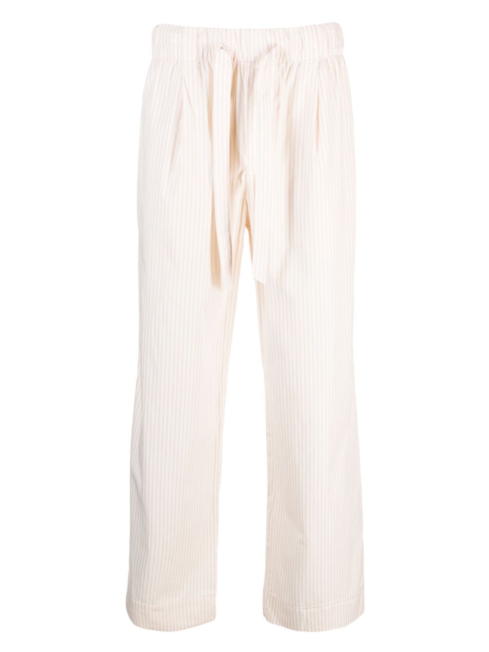 Birkenstock striped organic cotton pajama bottoms - Neutrals von Birkenstock