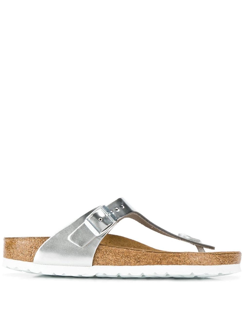 Birkenstock thong strap flip flops - Silver von Birkenstock