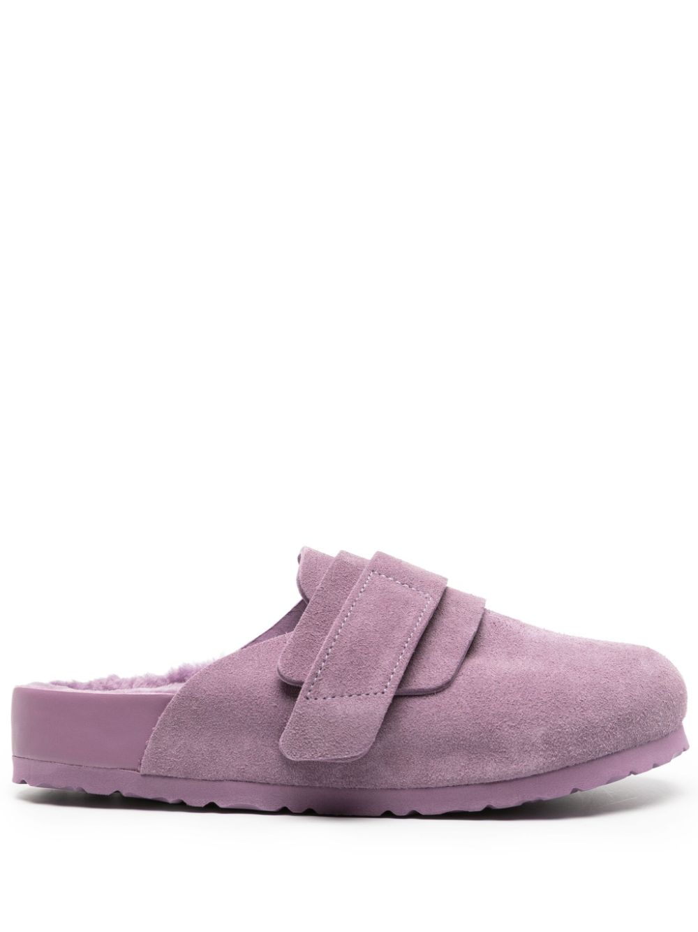 Birkenstock x Tekla Nagoya suede clogs - Purple von Birkenstock