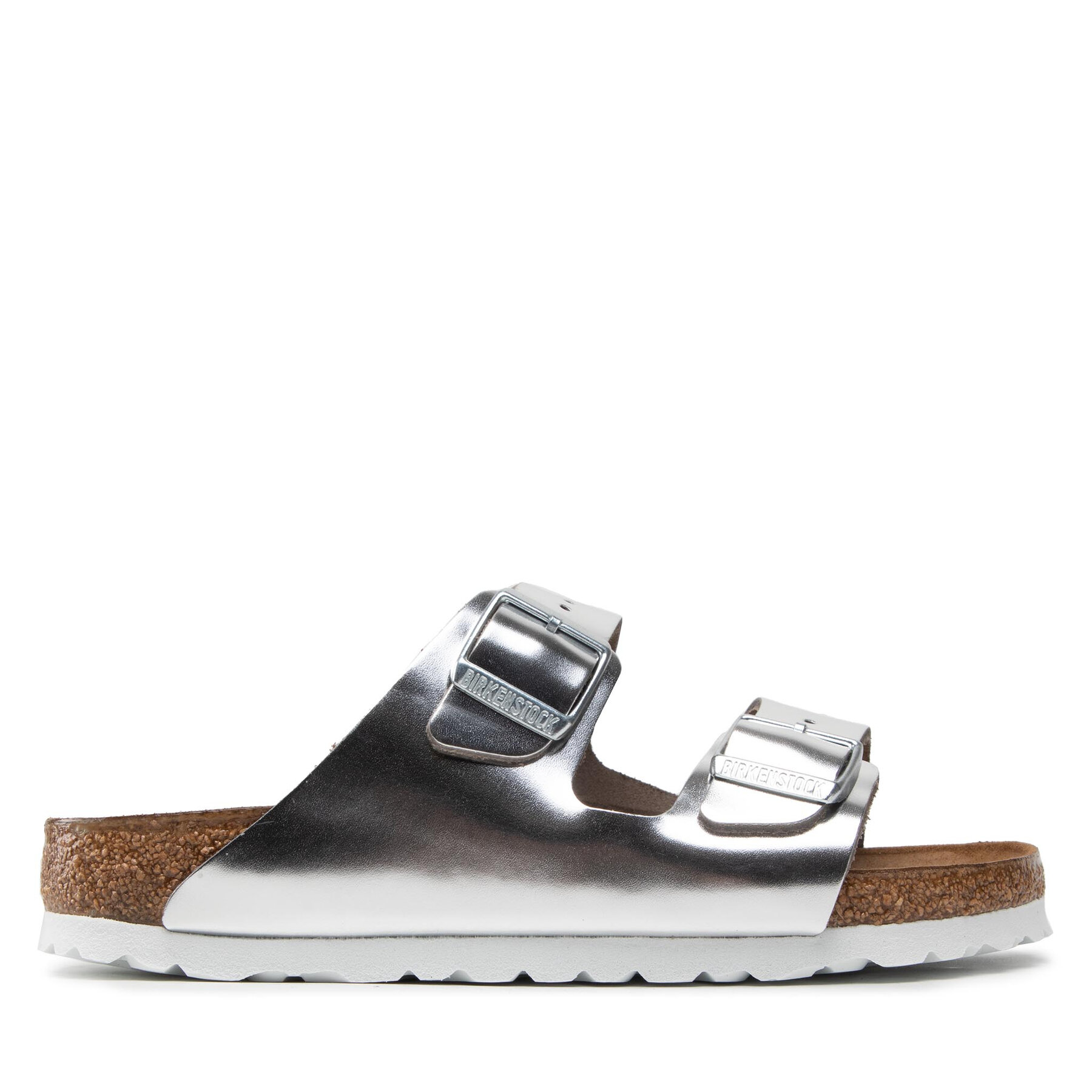 Pantoletten Birkenstock Arizona 1005961 Silberfarben von Birkenstock