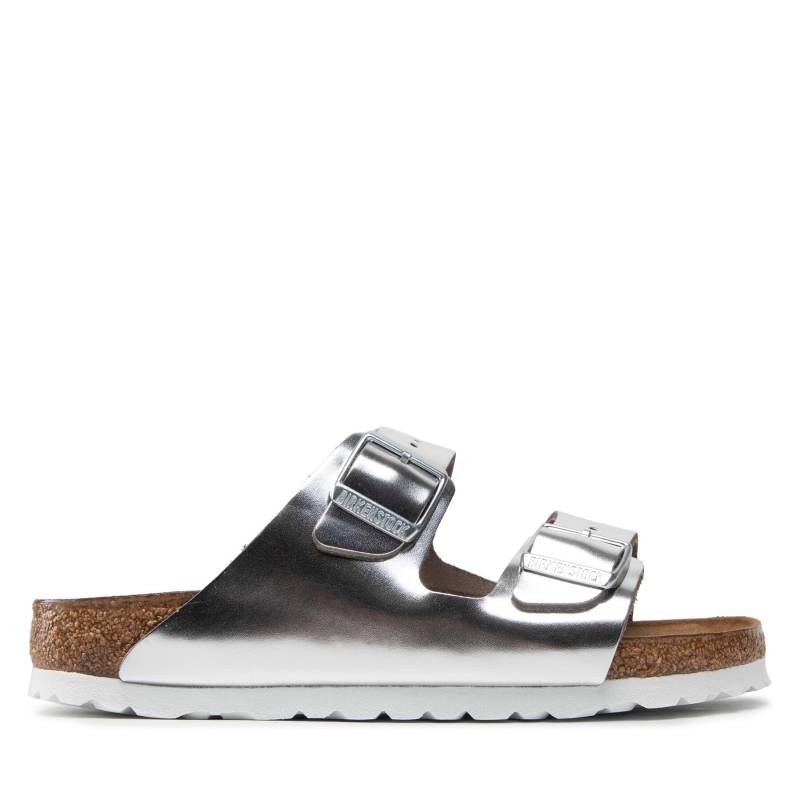 Pantoletten Birkenstock Arizona 1005961 Silberfarben von Birkenstock