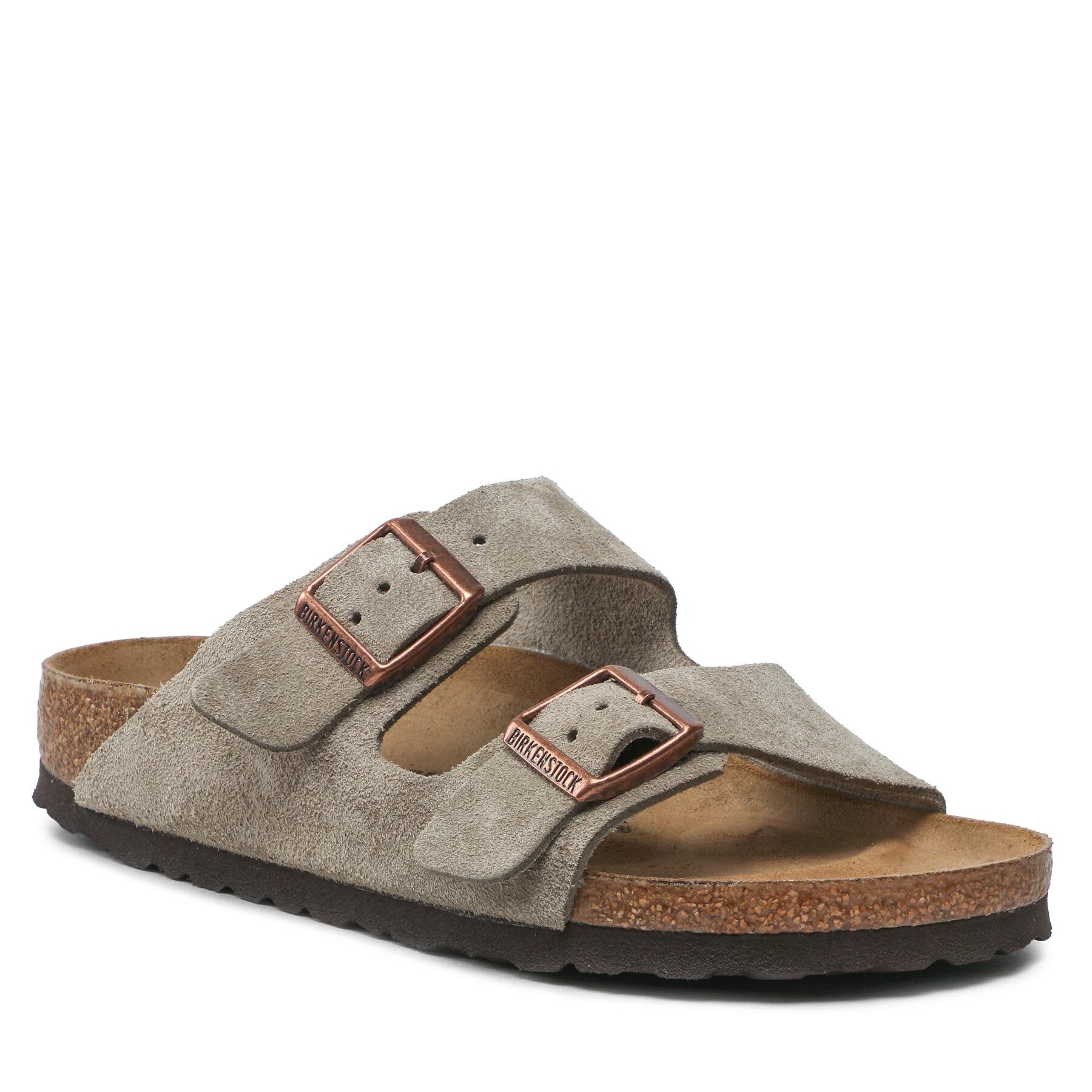 Pantoletten Birkenstock Arizona Bs 51463 Grau von Birkenstock