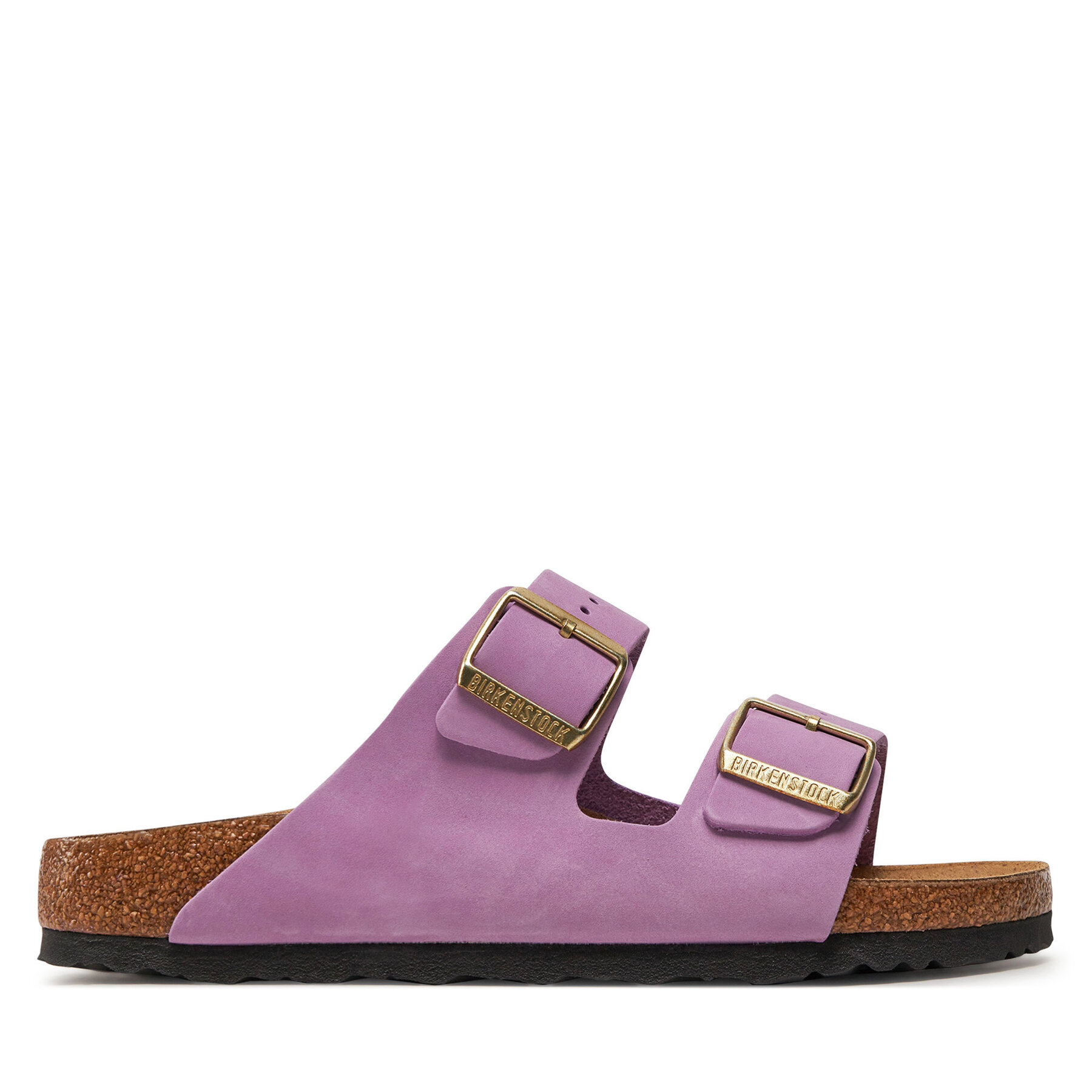 Pantoletten Birkenstock Arizona Lenb 1028024 Violett von Birkenstock