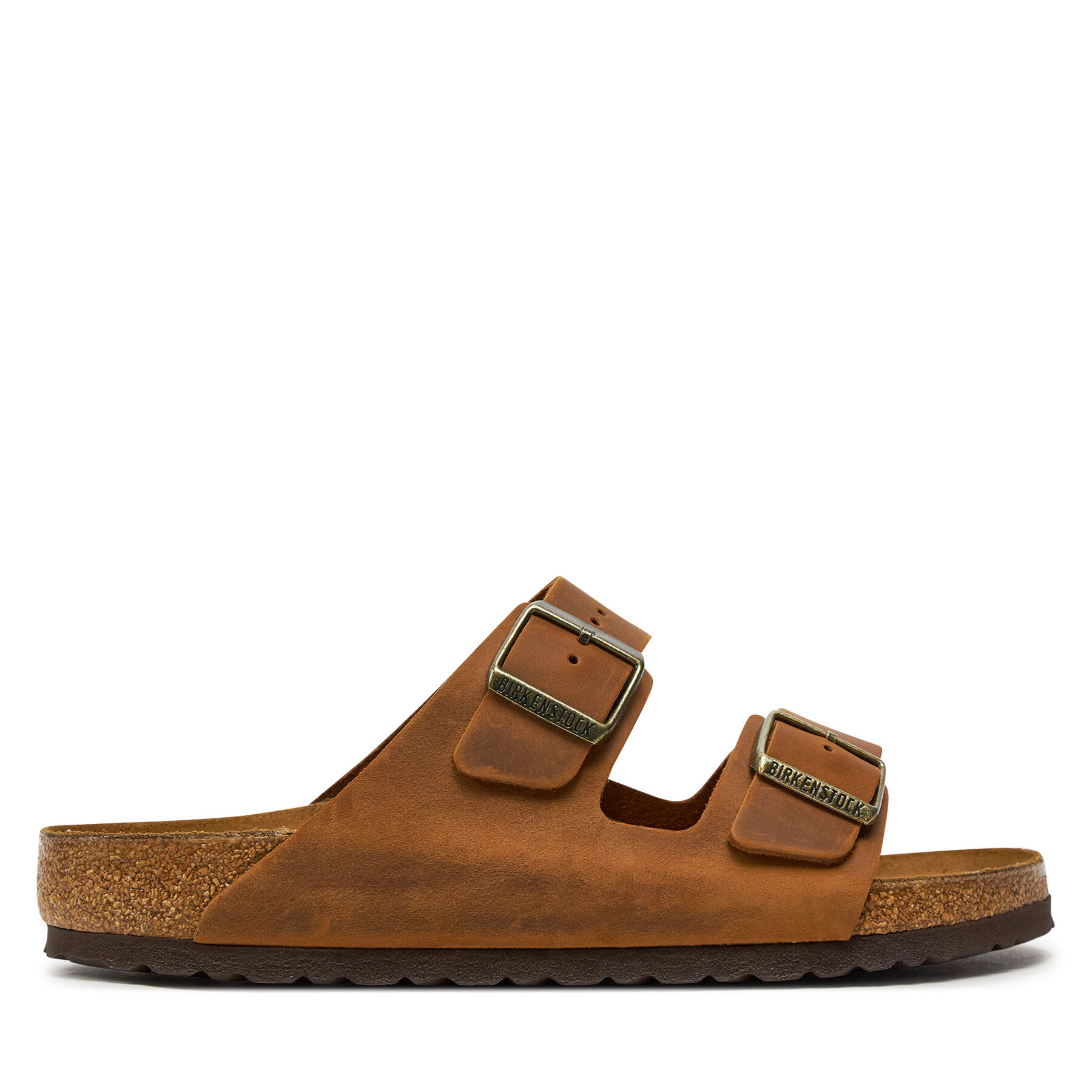 Pantoletten Birkenstock Arizona Leoi 1028272 Braun von Birkenstock