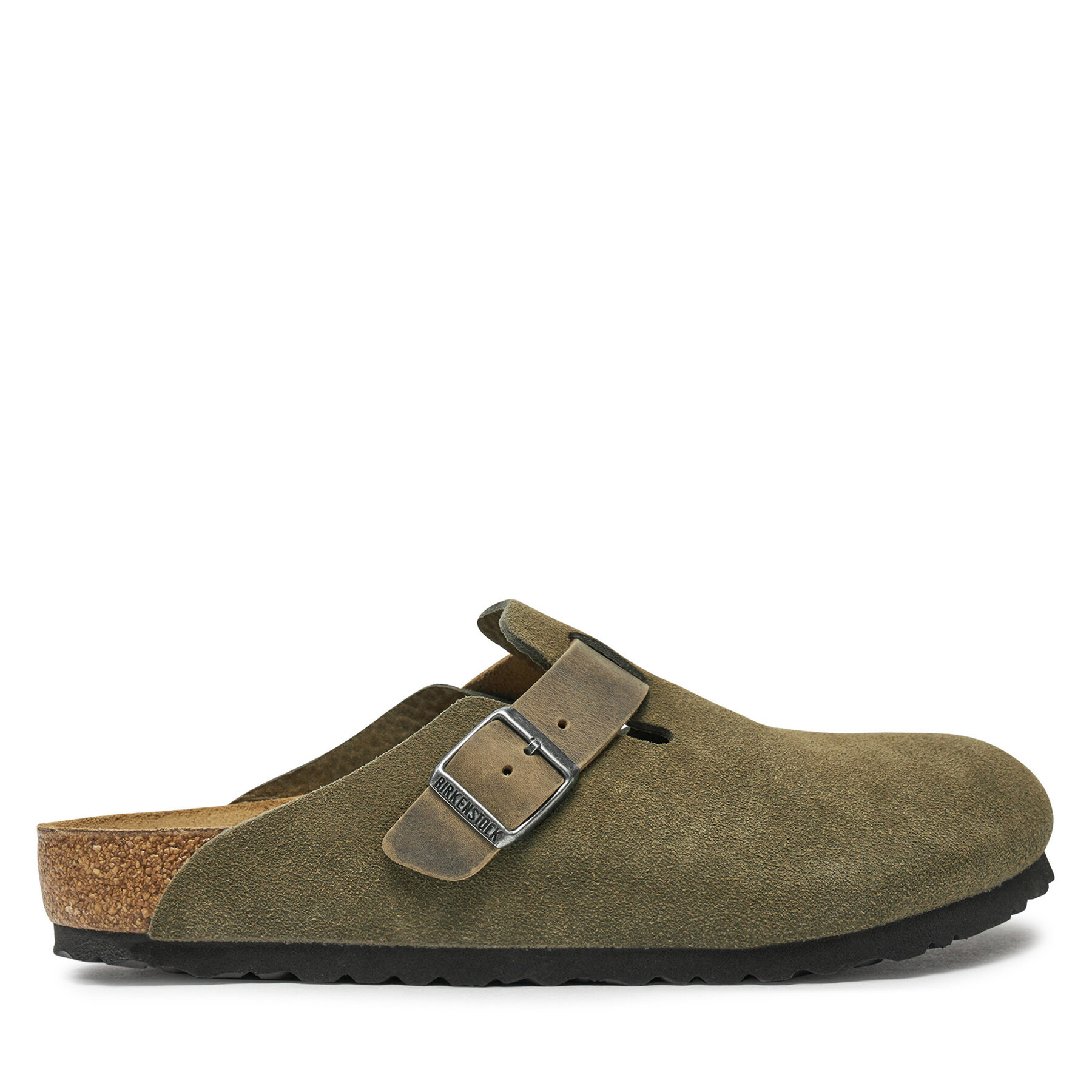 Pantoletten Birkenstock Boston Leve 1028067 Grün von Birkenstock