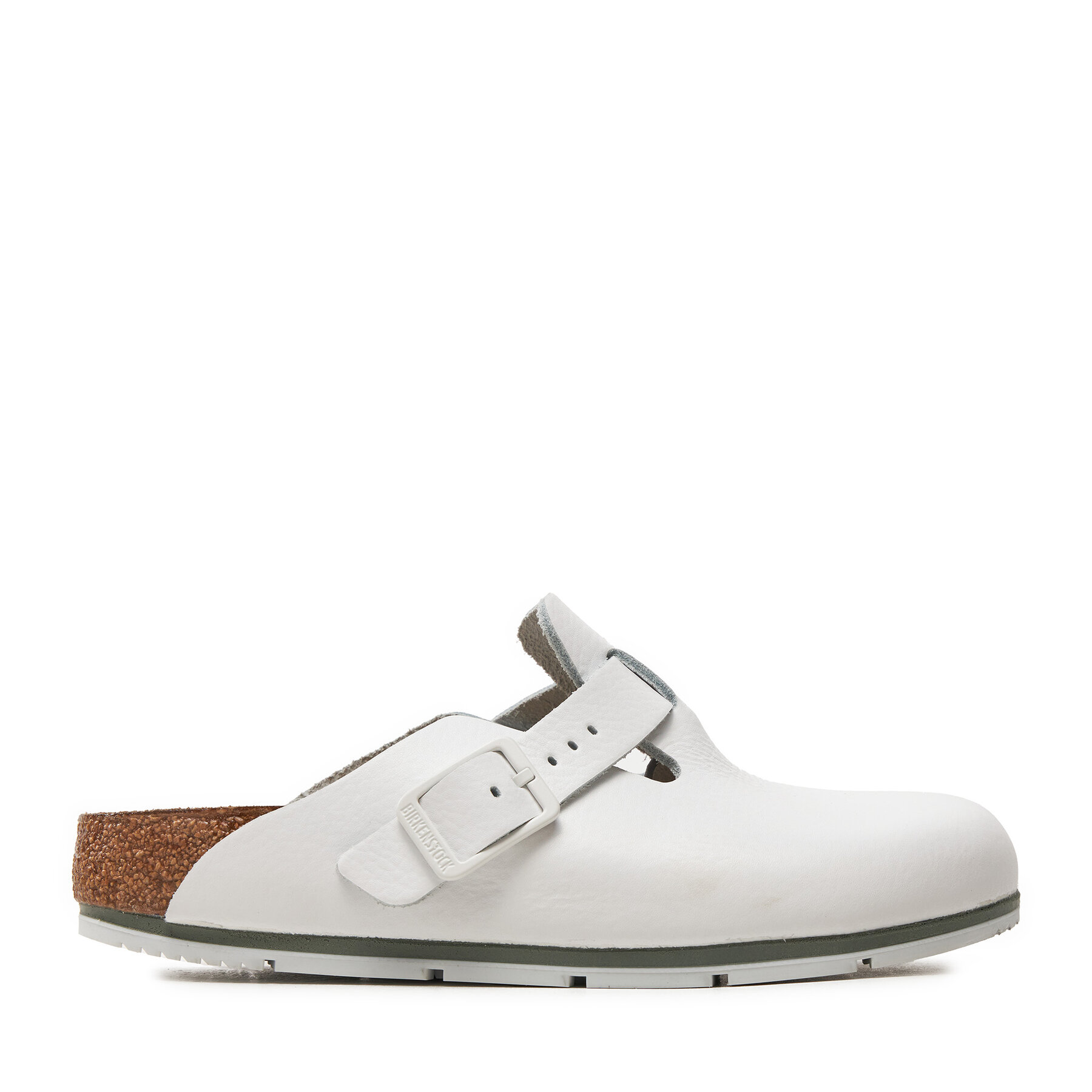 Pantoletten Birkenstock Boston Pro Le 1026214 Weiß von Birkenstock