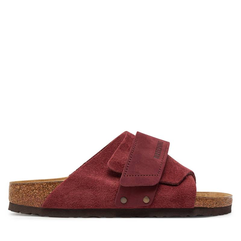 Pantoletten Birkenstock Kyoto Lenb 1028392 Dunkelrot von Birkenstock