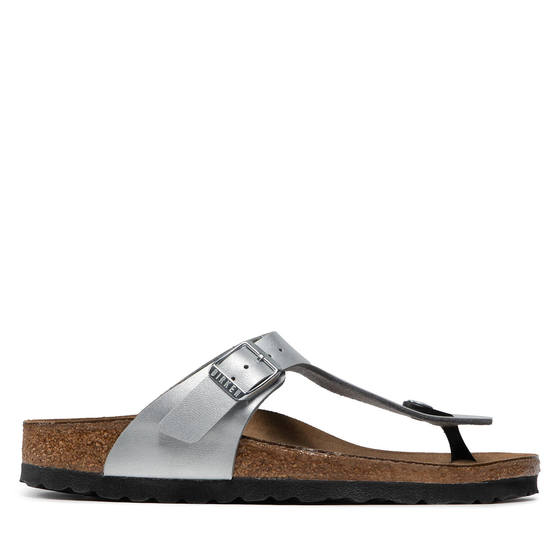 Zehentrenner Birkenstock Gizeh Bs 0043853 Silberfarben von Birkenstock