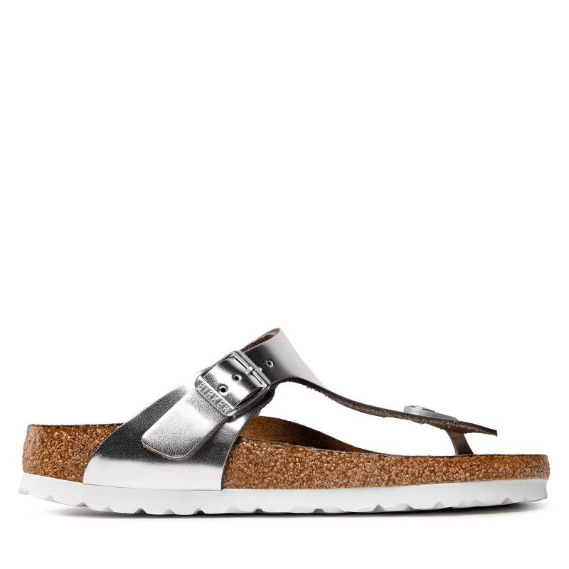 Zehentrenner Birkenstock Gizeh Bs 1003675 Silberfarben von Birkenstock