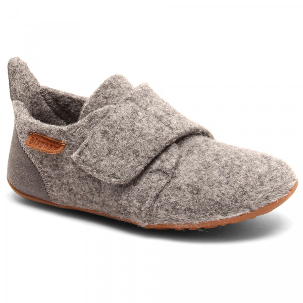 Bisgaard - Kid's Casual Wool - Hüttenschuhe Gr 24 grau von Bisgaard