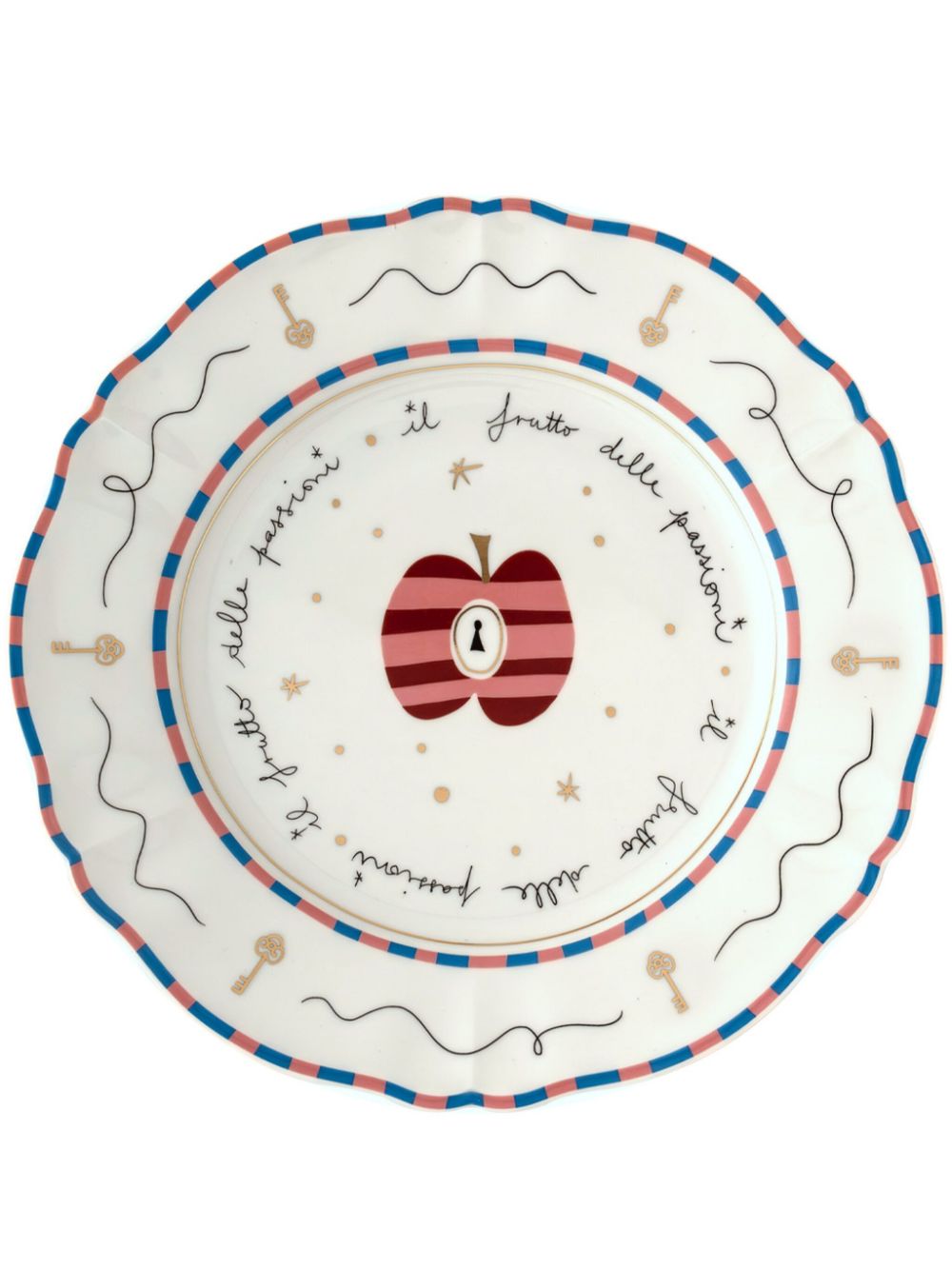 Bitossi Home Apple porcelain dinner plate (26.5cm) - White von Bitossi Home