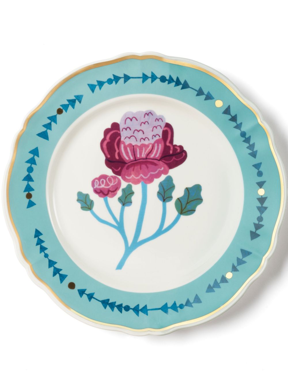 Bitossi Home Botanica porcelain dinner plate (26.5cm) - Blue von Bitossi Home