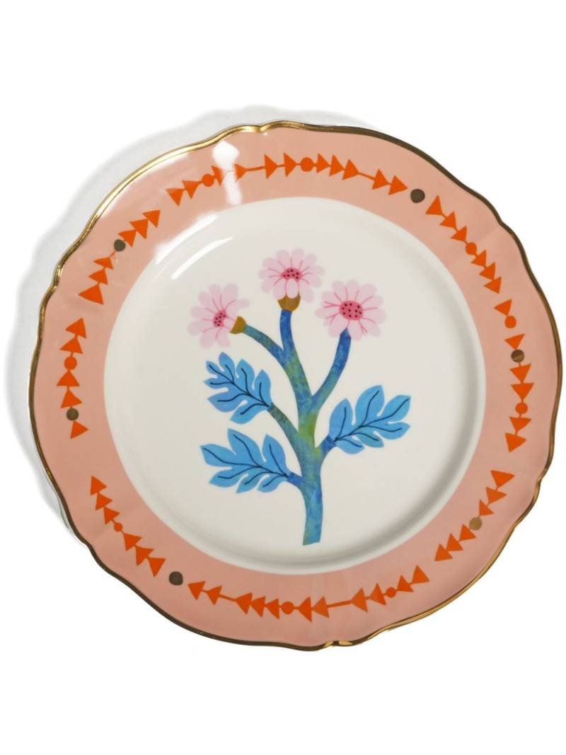 Bitossi Home Botanica porcelain dinner plate (26.5cm) - Pink von Bitossi Home