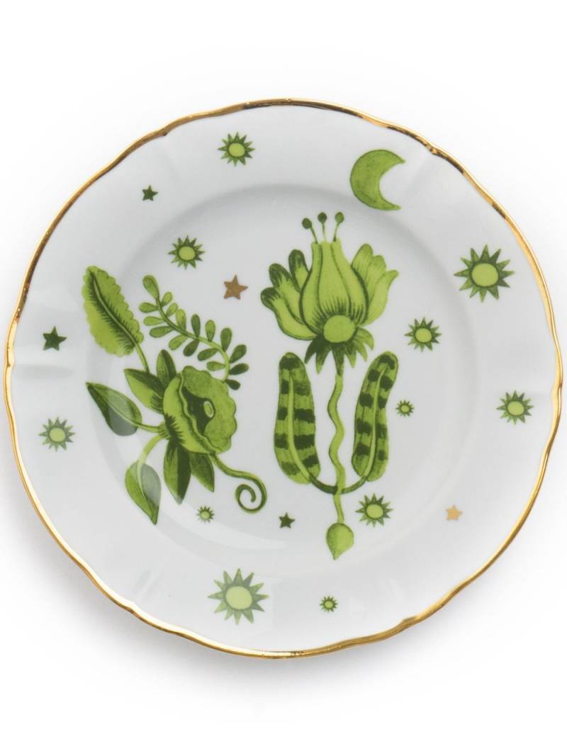 Bitossi Home Floreal porcelain fruit plate (20.5cm) - Green von Bitossi Home