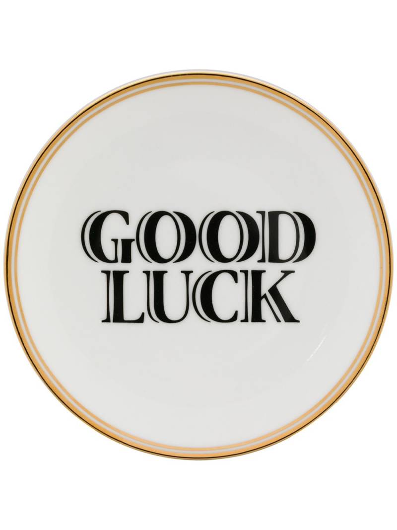 Bitossi Home Good Luck plate - White von Bitossi Home