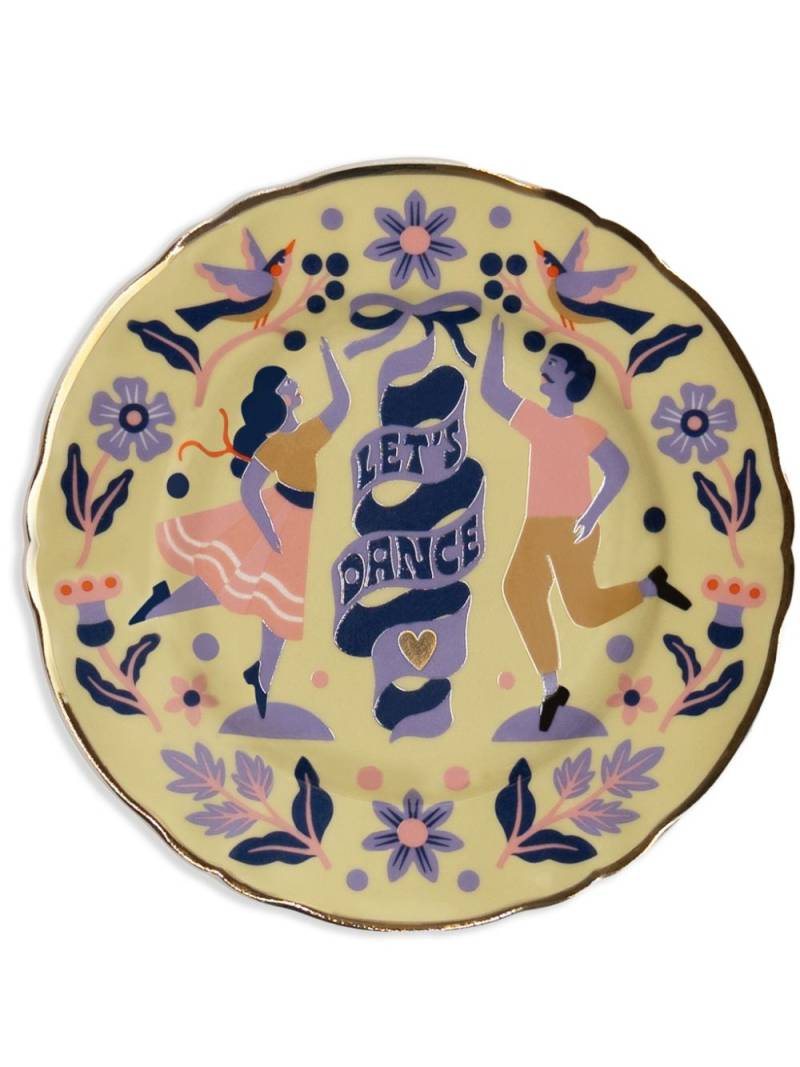 Bitossi Home Let's Dance plate (16cm) - Yellow von Bitossi Home