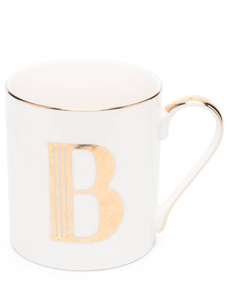 Bitossi Home Letter-B porcelain mug - White von Bitossi Home