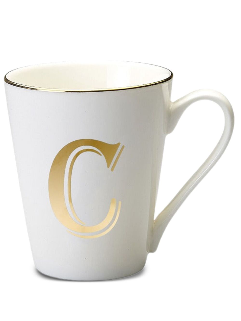 Bitossi Home Letter C mug (11cm x 8.7cm) - White von Bitossi Home