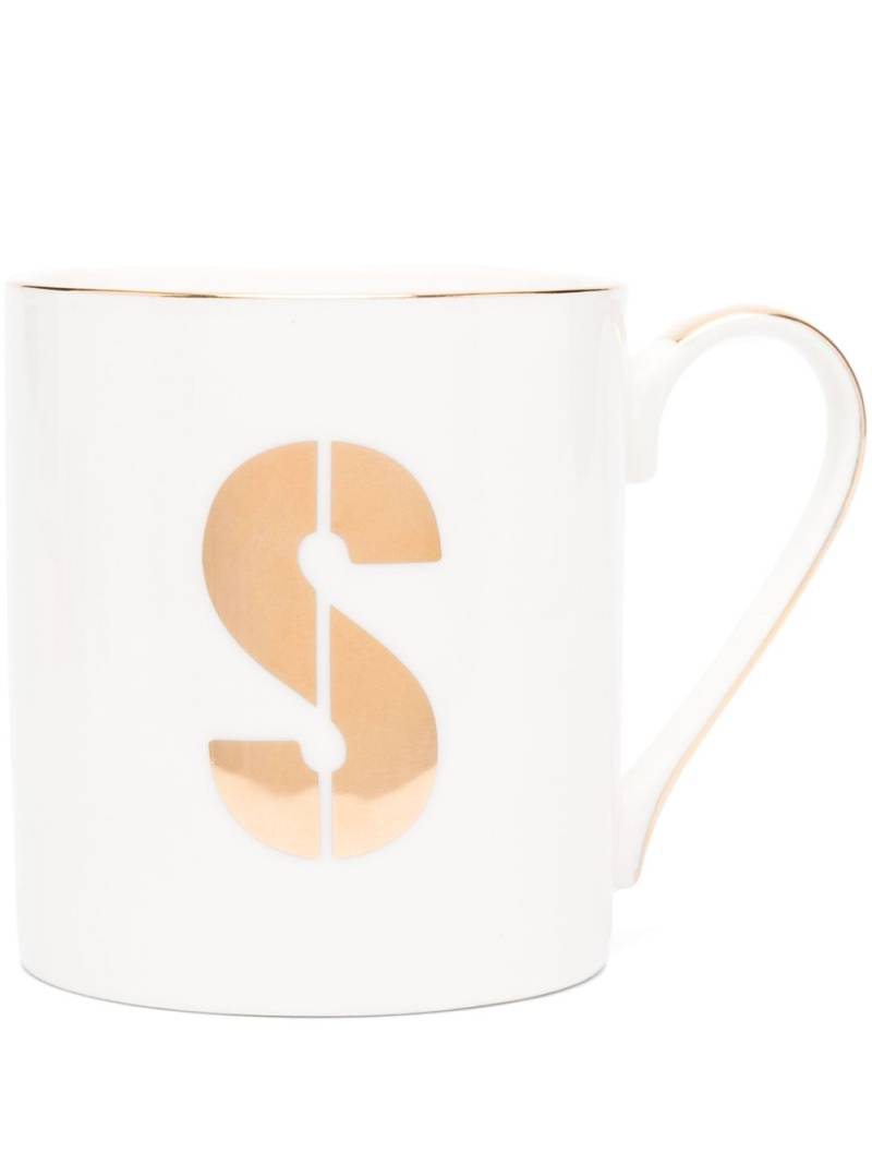 Bitossi Home Letter S porcelain mug - Neutrals von Bitossi Home