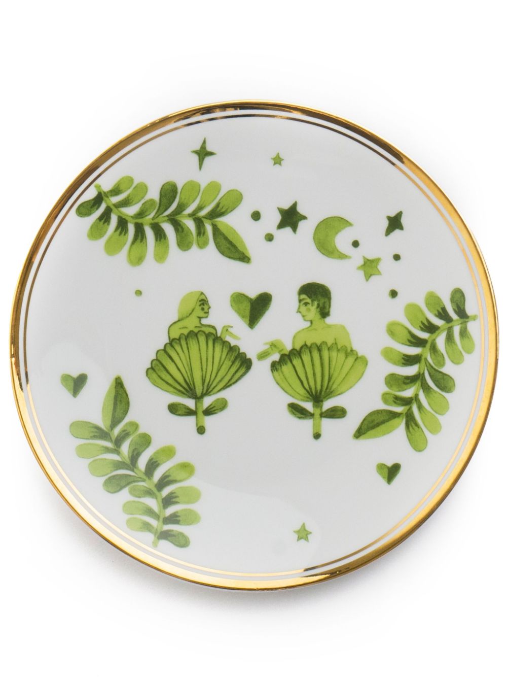 Bitossi Home Man Women plate - White von Bitossi Home