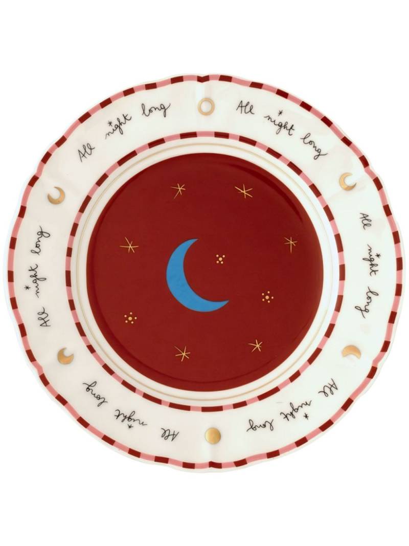 Bitossi Home Moon porcelain fruit plate (20.5cm) - Red von Bitossi Home