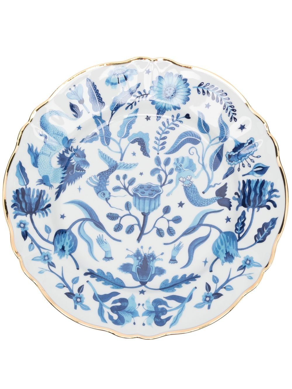 Bitossi Home Piano porcelain plate - Blue von Bitossi Home