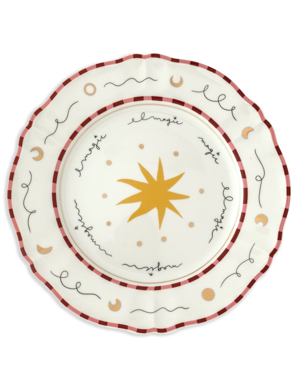 Bitossi Home Star porcelain dinner plate (26.5cm) - White von Bitossi Home