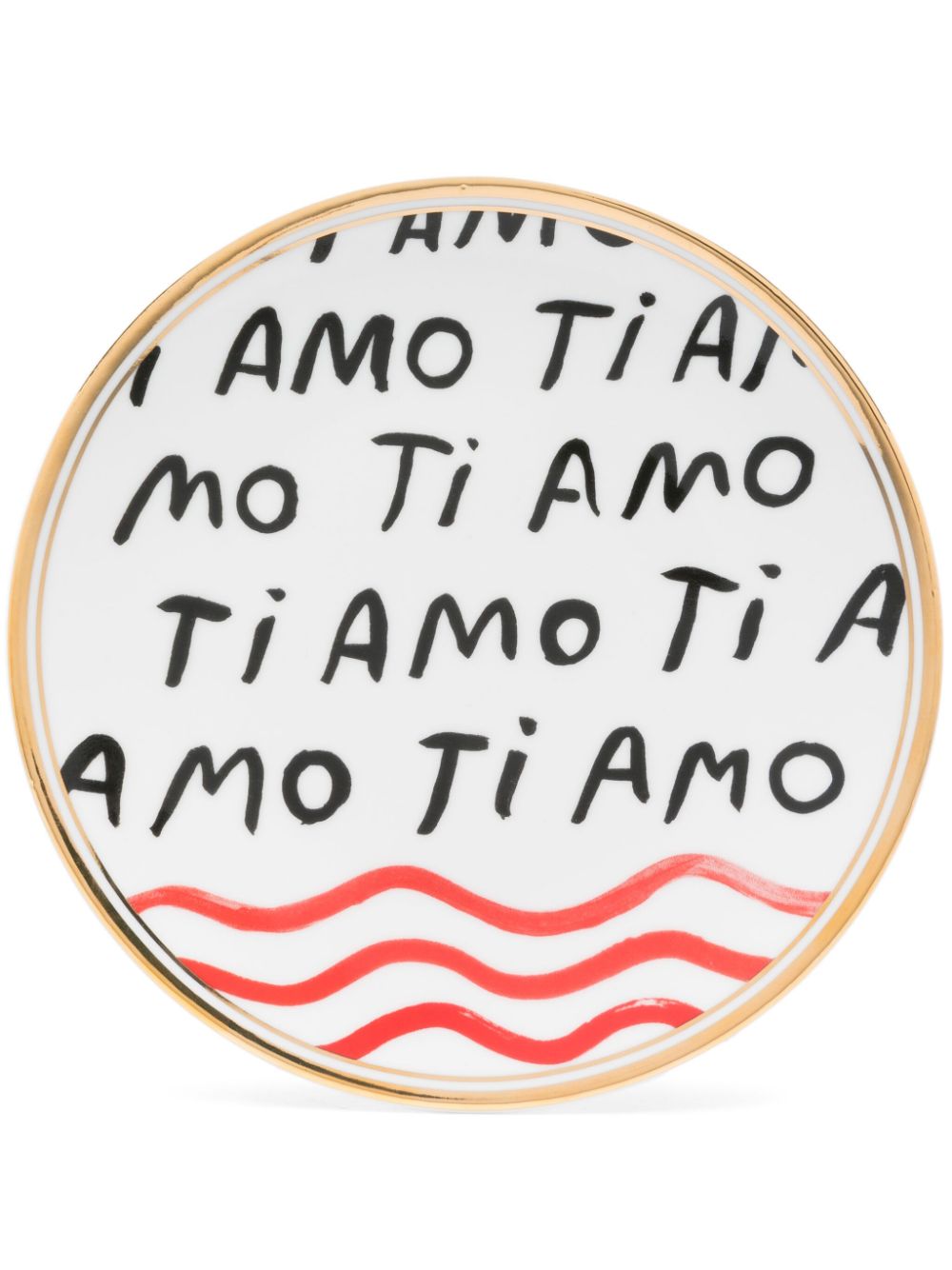 Bitossi Home Ti Amo plate (17 cm) - White von Bitossi Home